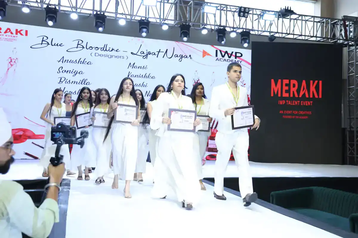 Meraki 2026 — Blue Bloodline designers certificate walk